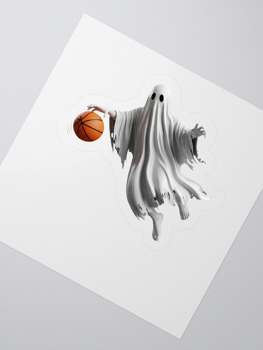 Spooky Hoops Ghost Basketball Stickers product image (4)