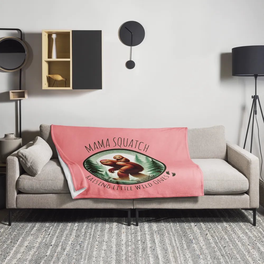 MAMA SQUATCH FLEECE BLANKET product image (6)