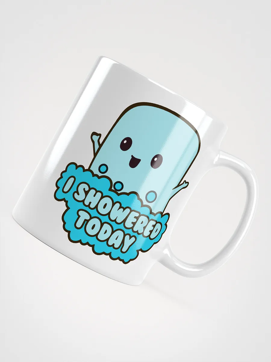 💙 I Showered Today β Cozy Little Victory Mug product image (4)