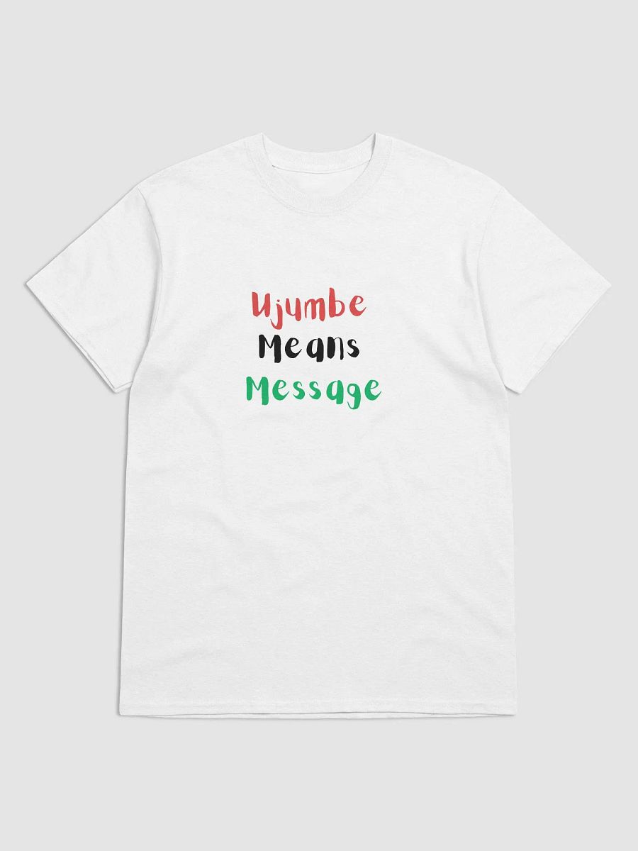 Vibrant Ujumbe Means Message Tee product image (2)