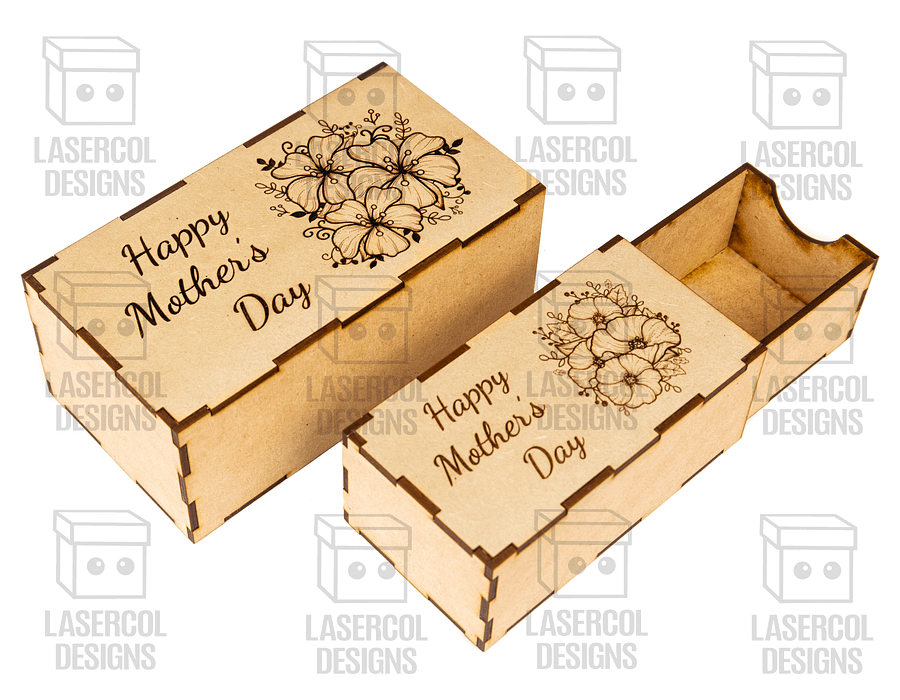 Mother's Day Gift Boxes (2 Sizes, 4 Styles) - Laser Cut Files product image (8)