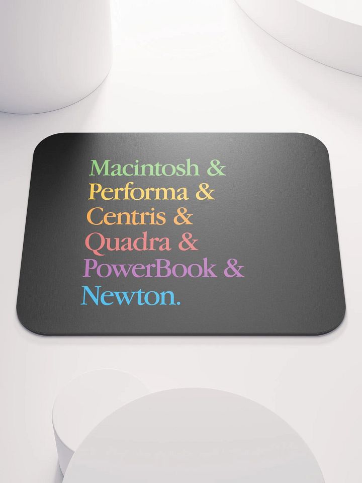 1993 Lineup Black Mouse Pad product image (1)
