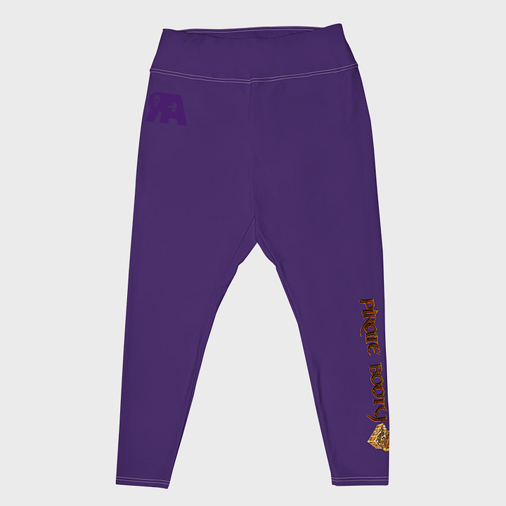 Dark Purple All-Over Print Plus Size Leggings product image (1)