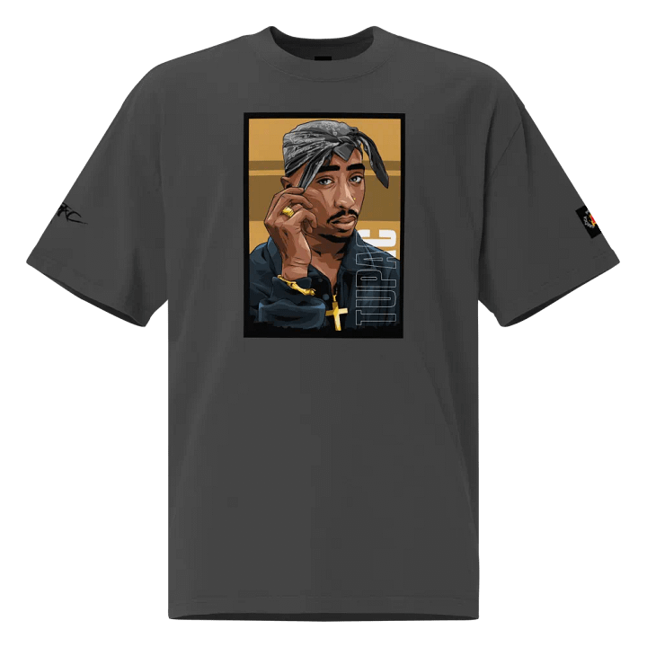 Trendy TUPAC Bandana Faded Tee product image (1)