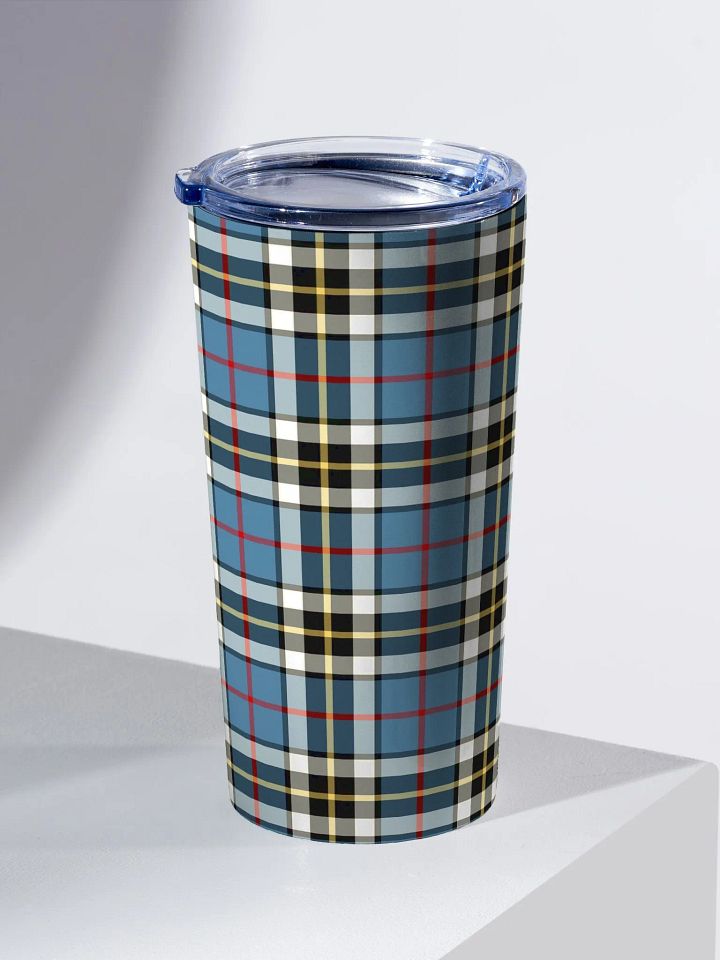 Thompson Blue Dress Tartan Travel Tumbler product image (1)