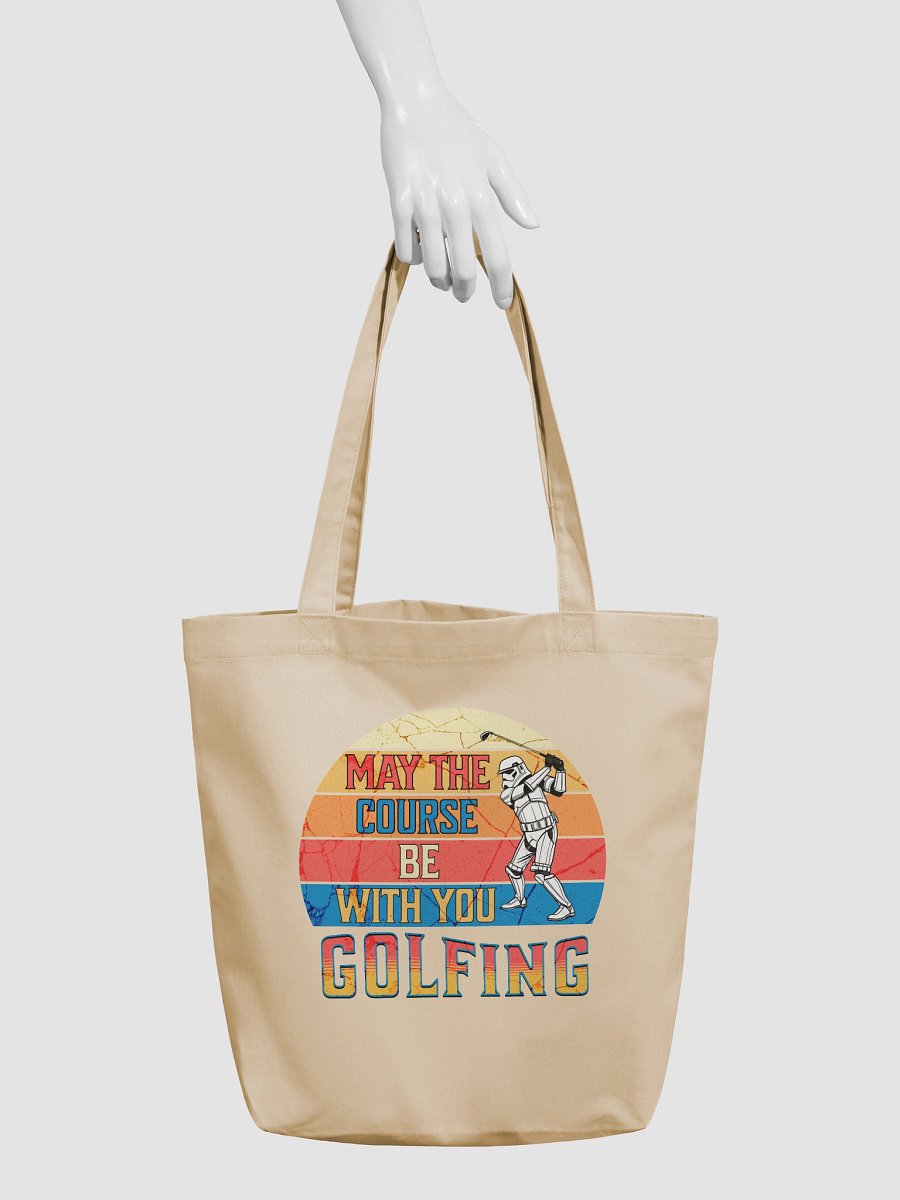 May The Course Be With You Golfing Galactic Eco Tote product image (6)