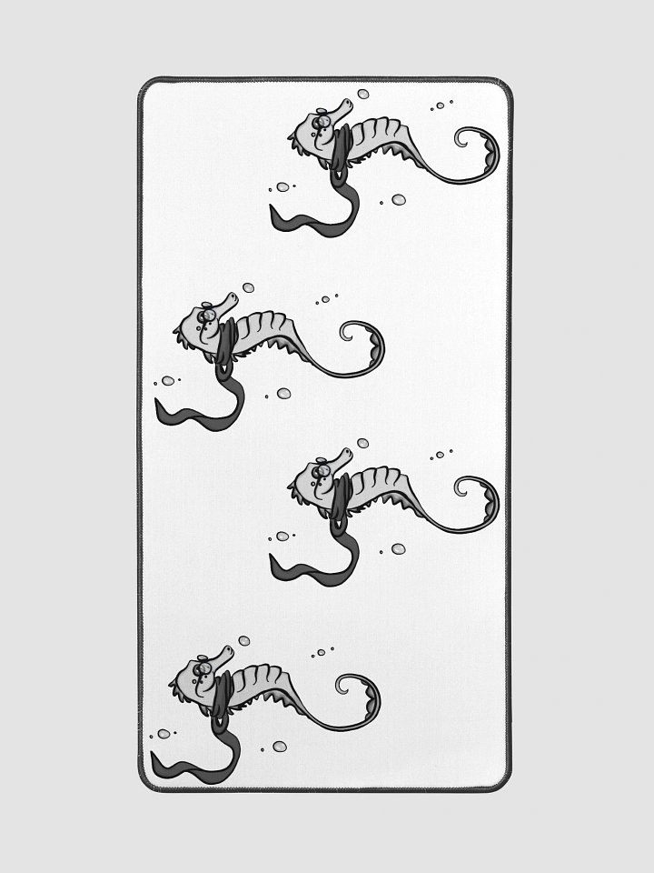 Whimsical Nerdy Seahorse Desk Mat product image (2)