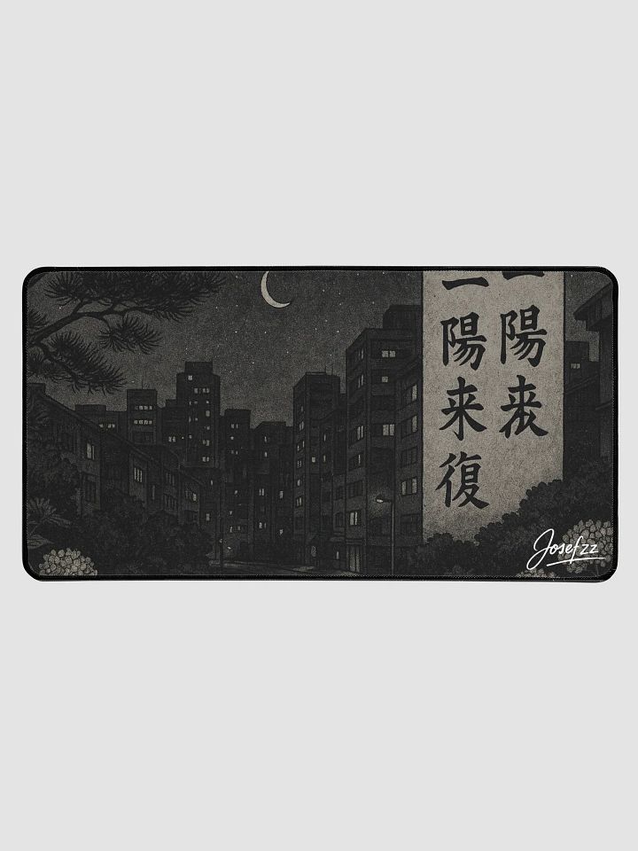 Josefzz Japanese-Inspired Mouse Mat with Quote: "Good Things Come After Bad" product image (1)