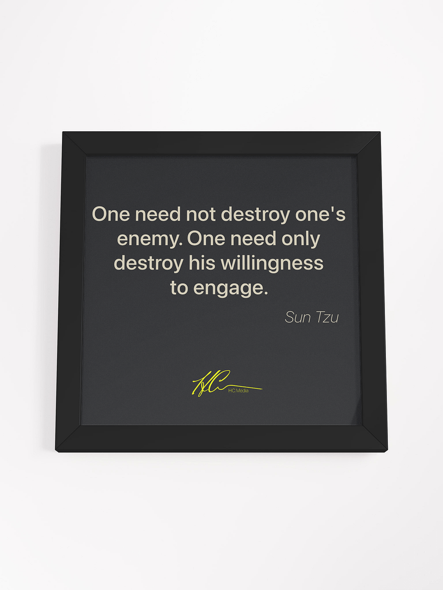 Sun Tzu Q7 - Framed Poster product image (4)