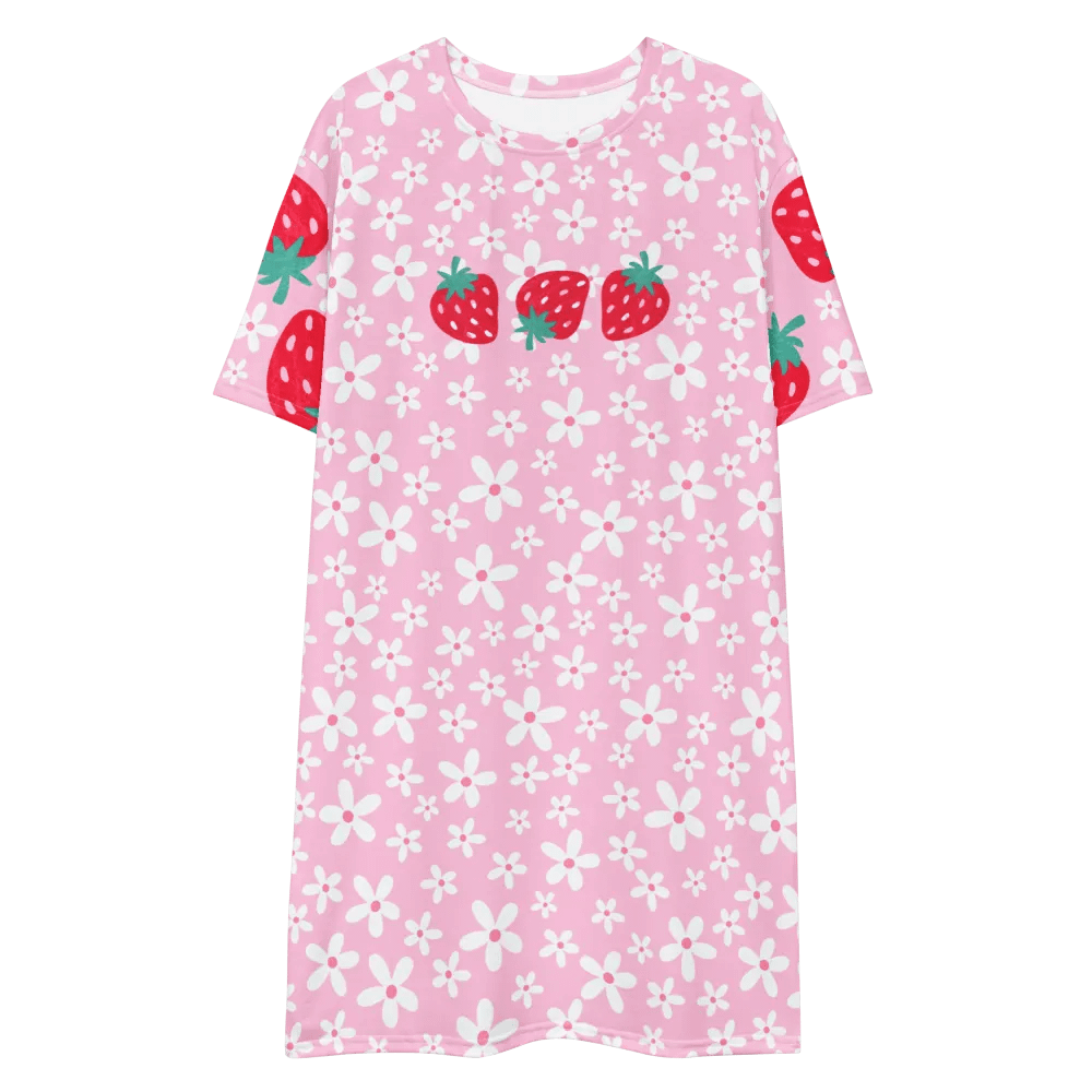 Strawberry Fields Forever T-Shirt Dress product image (3)