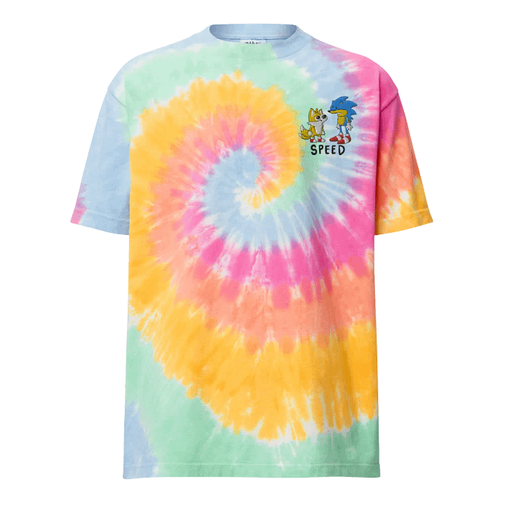 SPEEDING FRIENDS tie dye shirt product image (1)