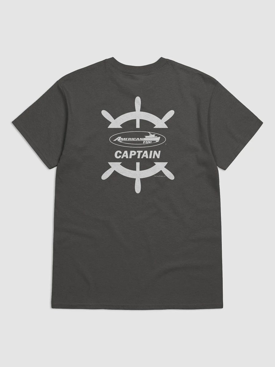 American Tug Captain - T-Shirt - Dark Shirt w/White Logo product image (4)