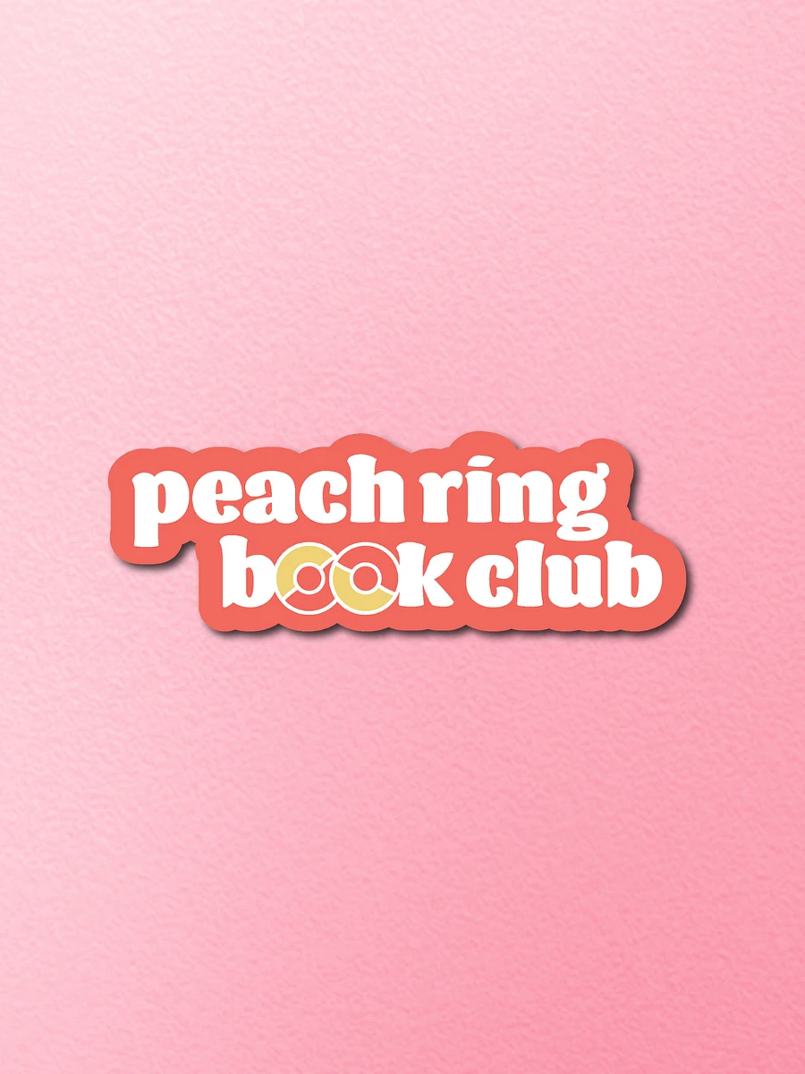 Peach Ring Book Club Sticker product image (1)