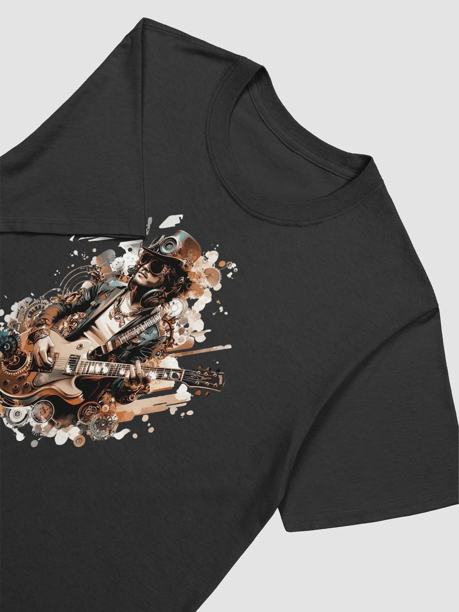 Steampunk Guitarist Unisex T-Shirt product image (2)