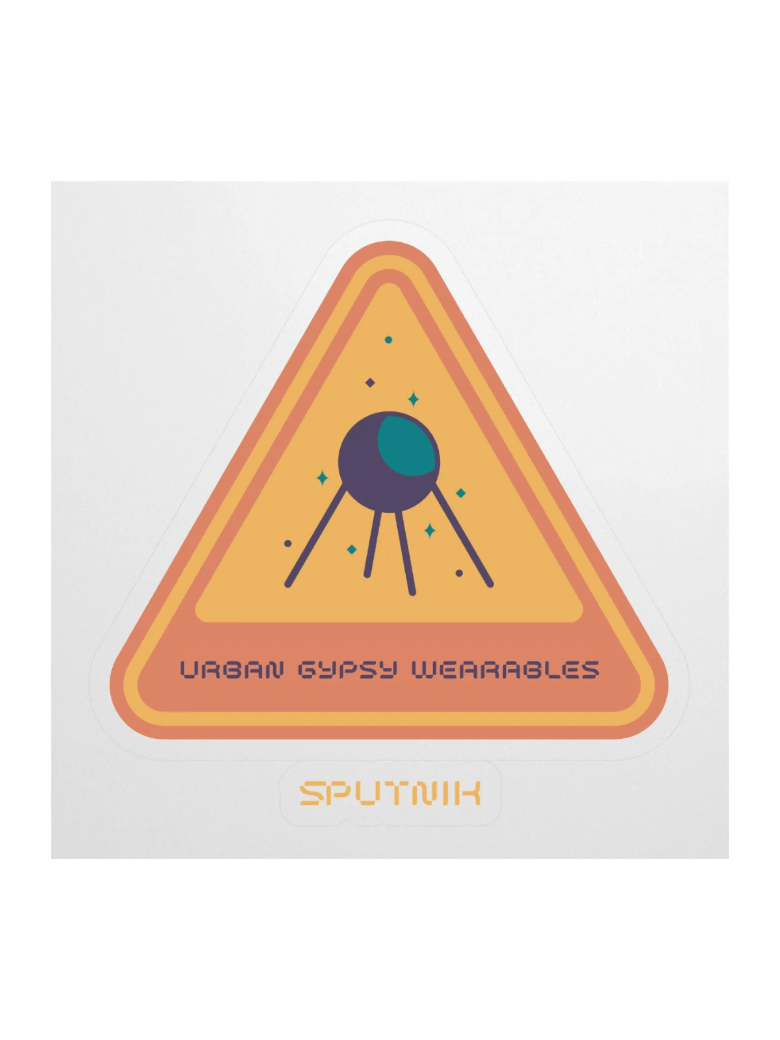 Sputnik Kiss Cut Sticker product image (1)
