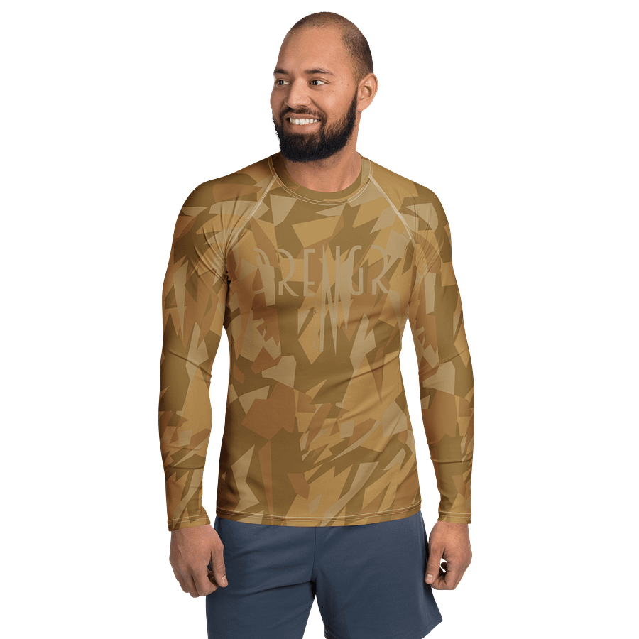 DRENGR Full-M90 Tan Long Rash Guard product image (1)