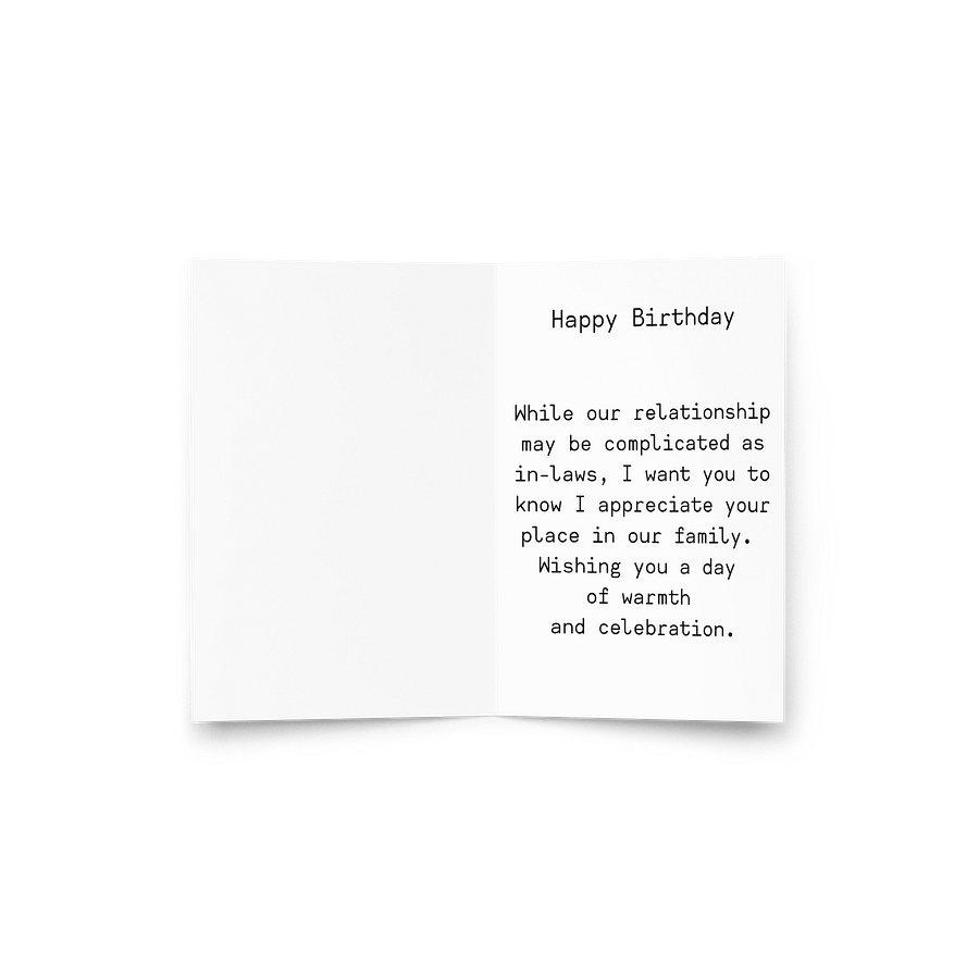 Birthday card - General tone product image (3)