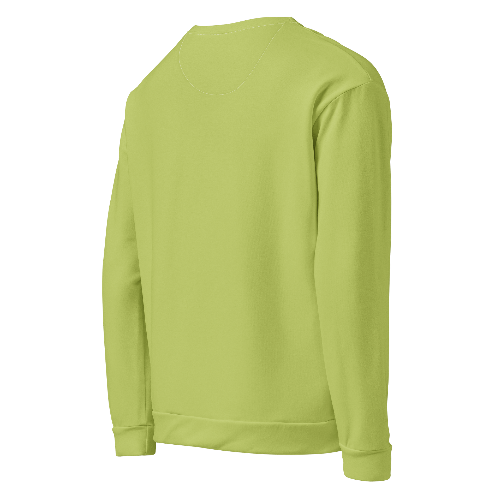 Split Pea Soup Green Solid Color Eco Friendly Unisex Sweatshirt product image (5)