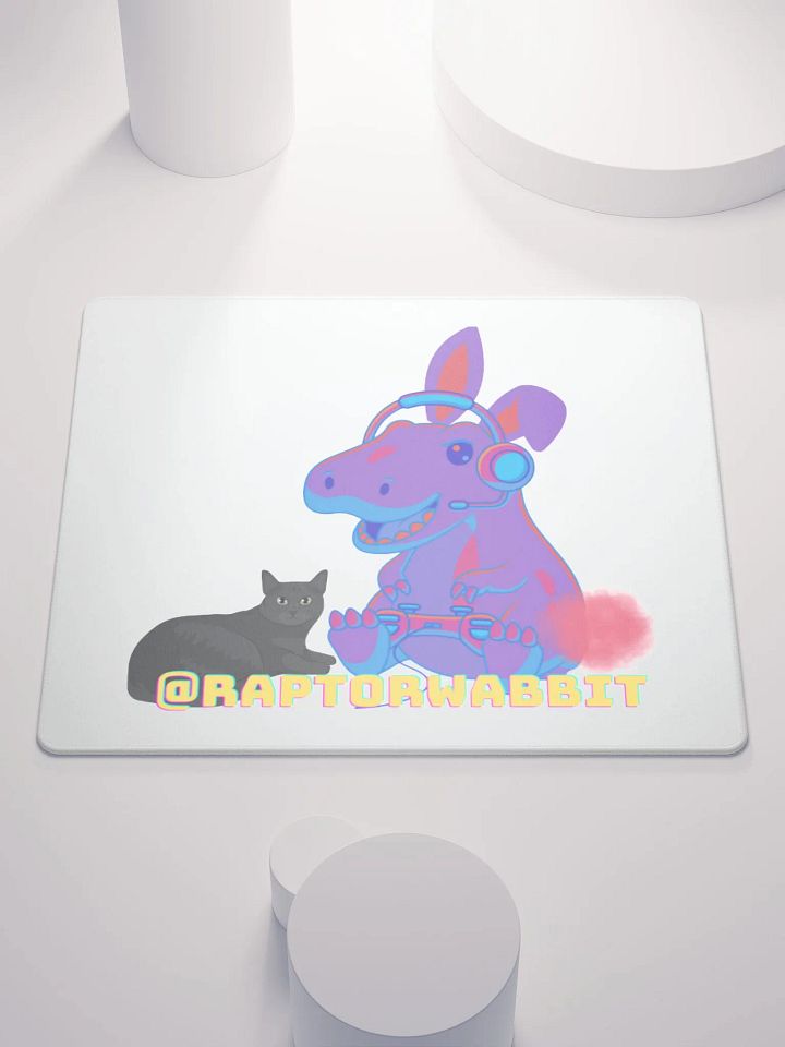 raptor and Krampus mouse pad product image (1)