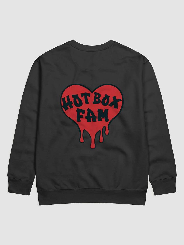 HOT BOX FAM RED LOGO ON BACK SWEATSHIRT product image (2)