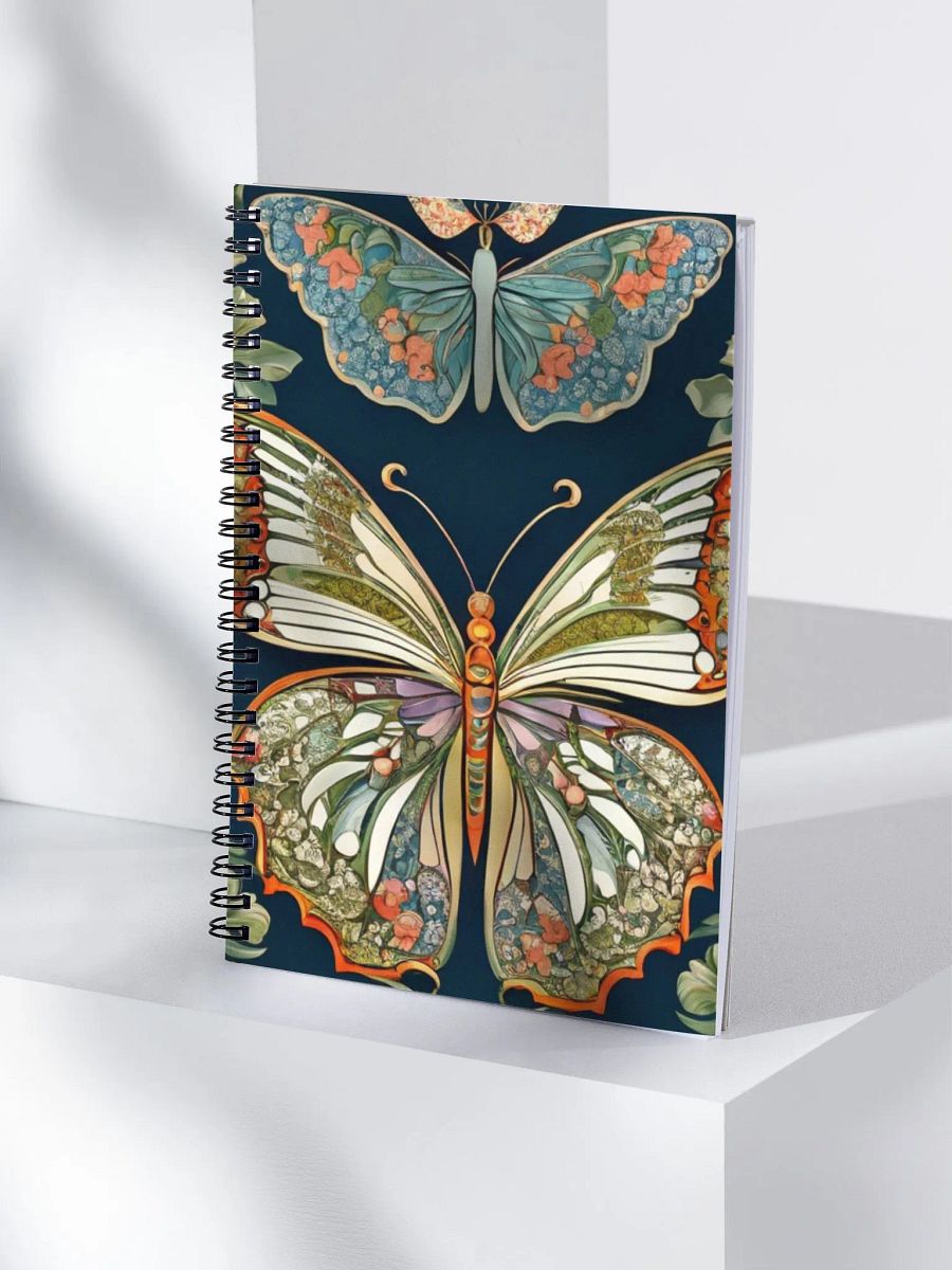 Spiral Notepad William Morris Inspired Butterfly product image (4)