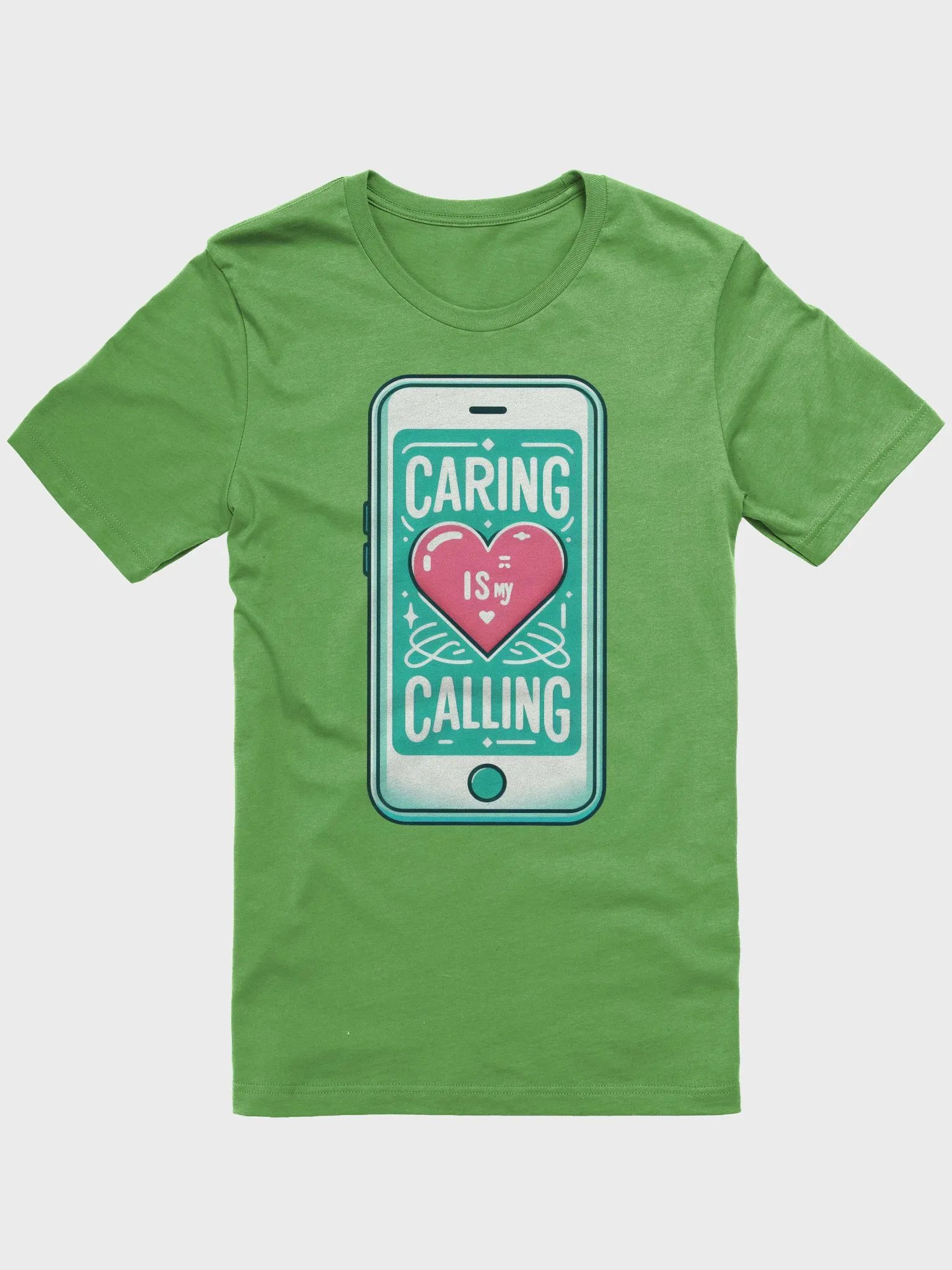 Caring Calling Heart Graphic Tee product image (3)