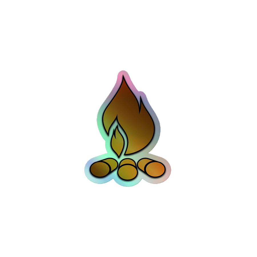Bonfire Holographic Sticker product image (1)