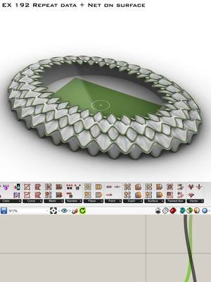 Grasshopper - EX 192 - Repeat data + Net on surface #architecturestudentlife #grasshopper #modeling #parametricdesign #architecturestudent #grasshopper3d #architecturedesign #architect #architecturemodel #model #parametricarchitecture #models #rendering #architectureschool #zahahadid #rhino #architecturetiktok #render #design #architecture