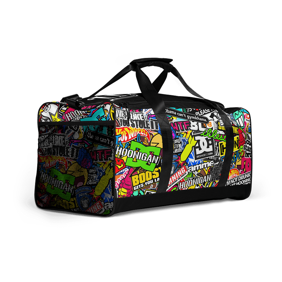 Sticker Bomb All-Over Print Duffle Bag product image (2)