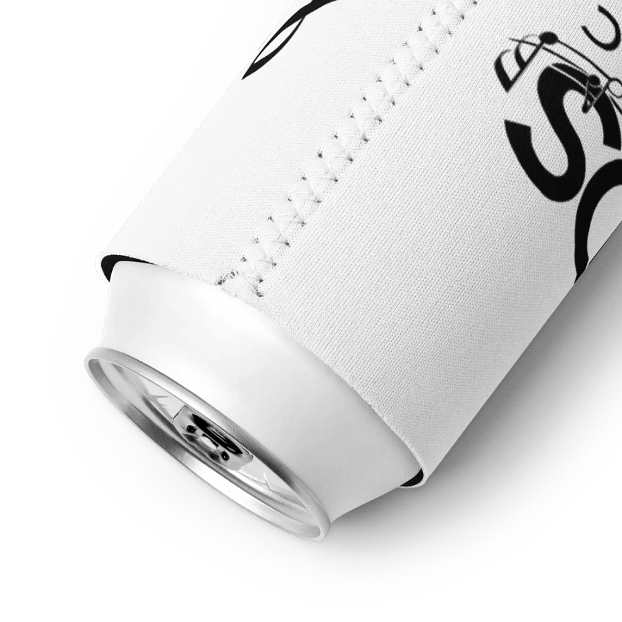 TDS Music Neoprene Can Cooler - White, Music-Themed Design product image (10)