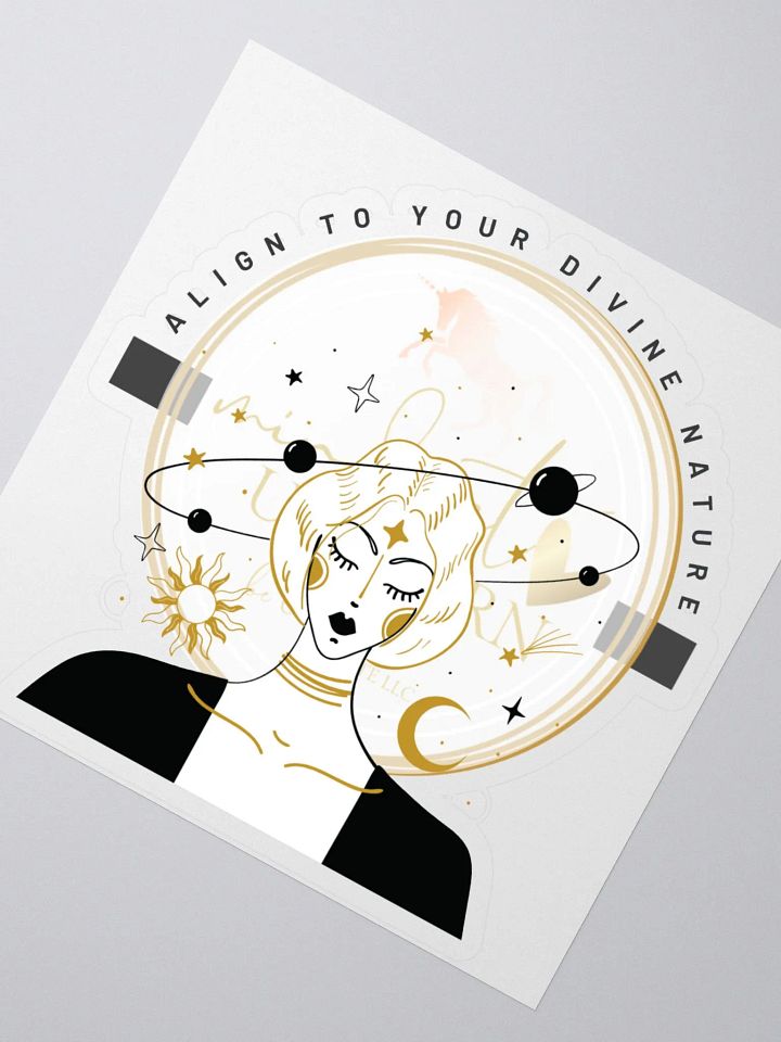 Align To Your Divine Nature Kiss Sticker product image (2)