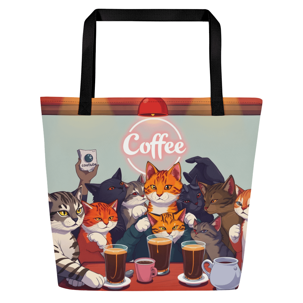 Large Tote Bag w/ Pocket-The Serious Bean Society product image (1)