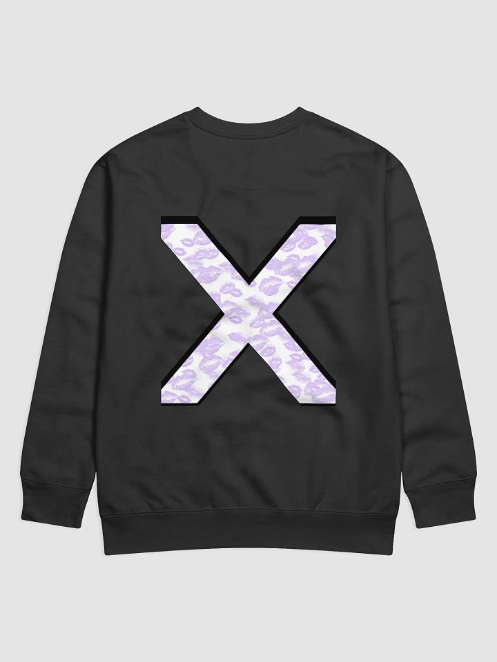 White X Lilac Lipstick Kisses Crewneck product image (13)