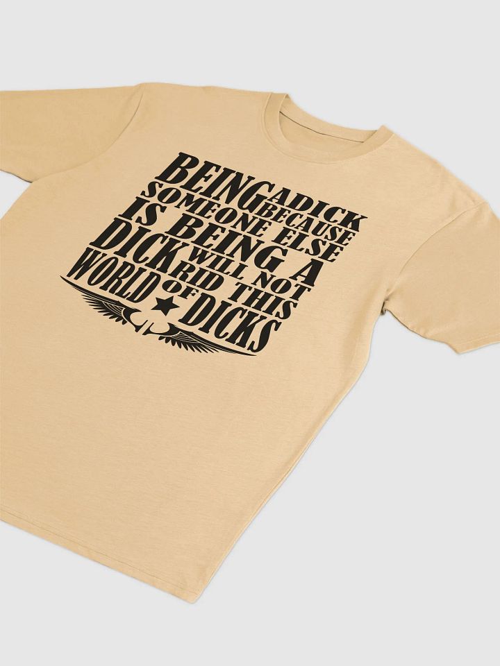 Stop Being A Dick - Black Lettering - Cotton Heritage Men's Premium Heavyweight Tee product image (1)