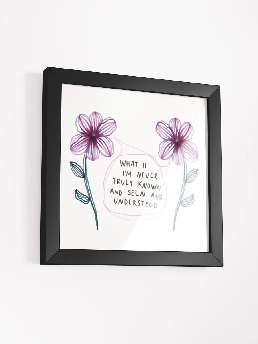 Understood Framed Art Print product image (3)