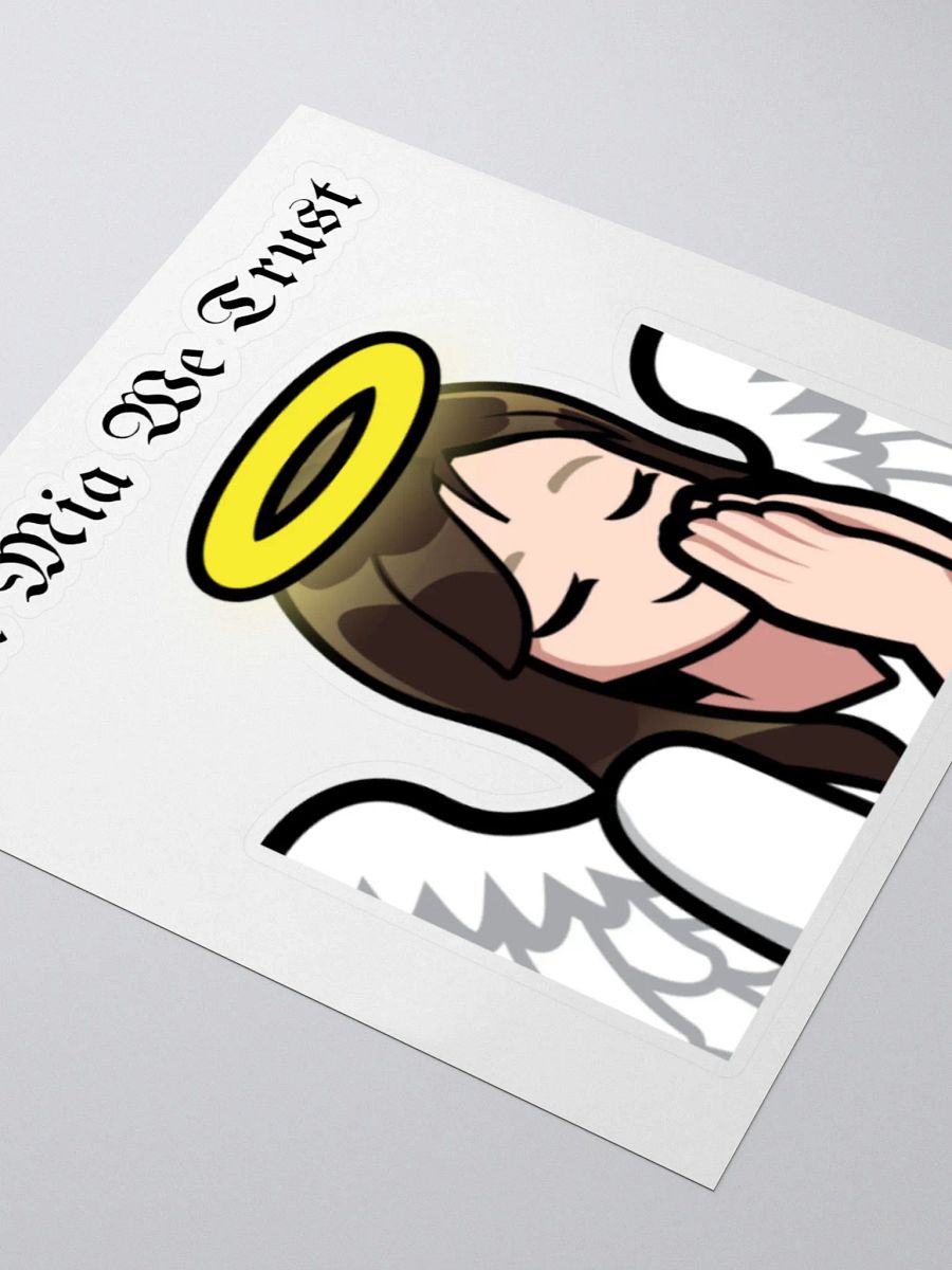 In Mia we trust sticker product image (3)