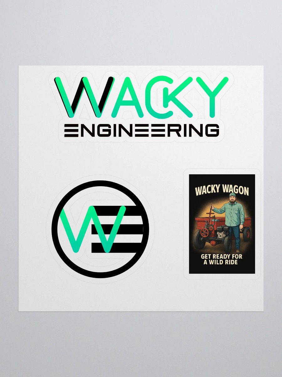 Wacky Engineering Sticker Pack product image (1)