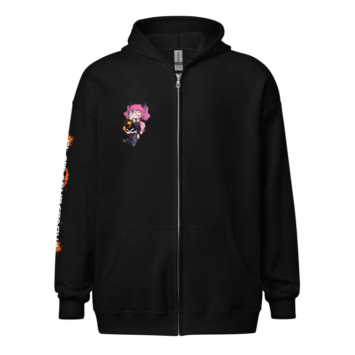 Flame & Spackles Chibi Gildan Zip-Up Hoodie product image (1)