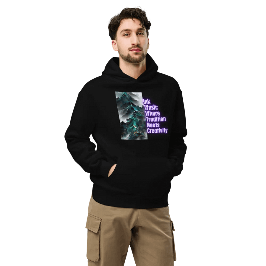 Ink Wash Elegance Hoodie product image (8)
