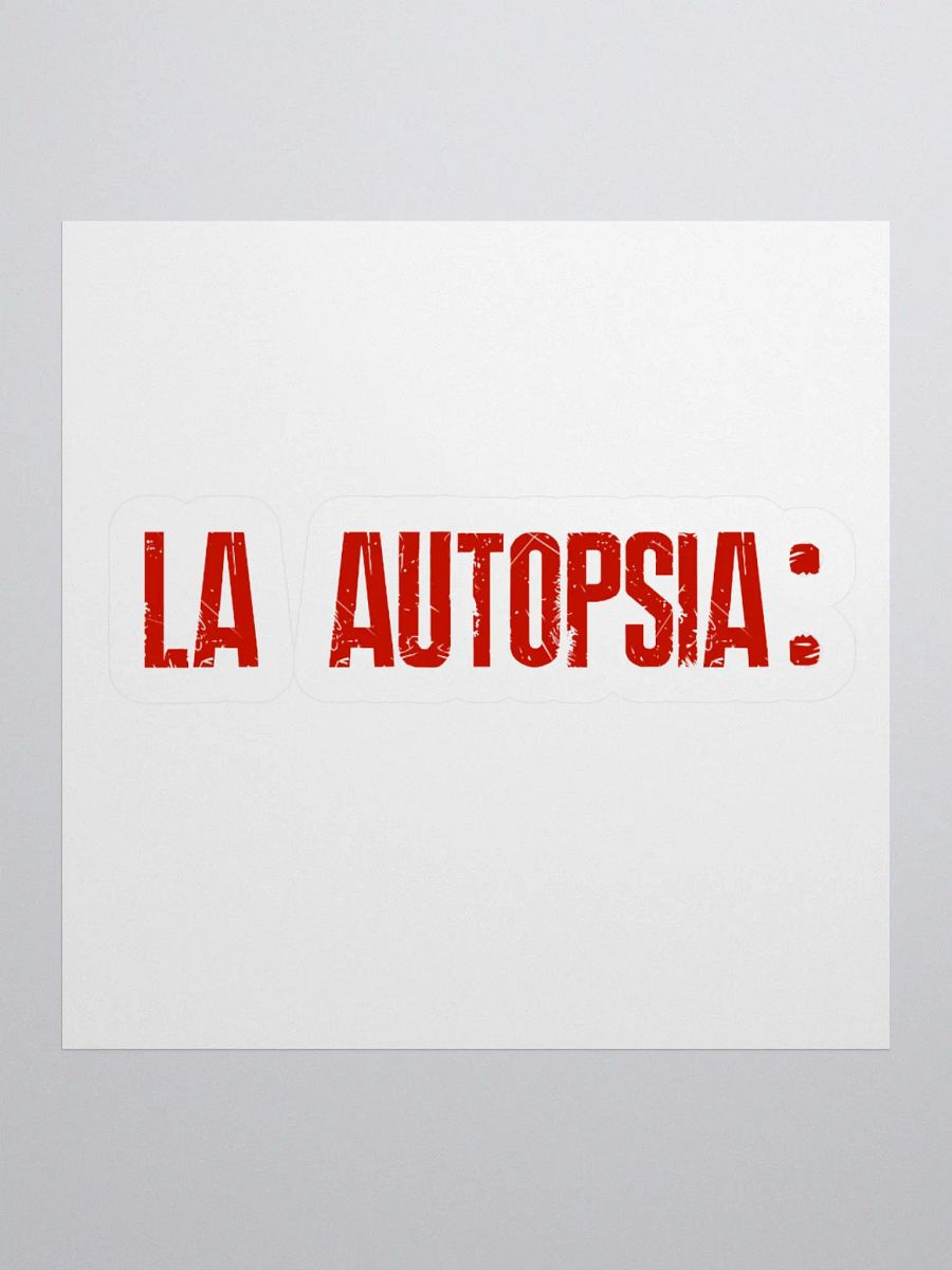 La Autopsia Stickers product image (3)