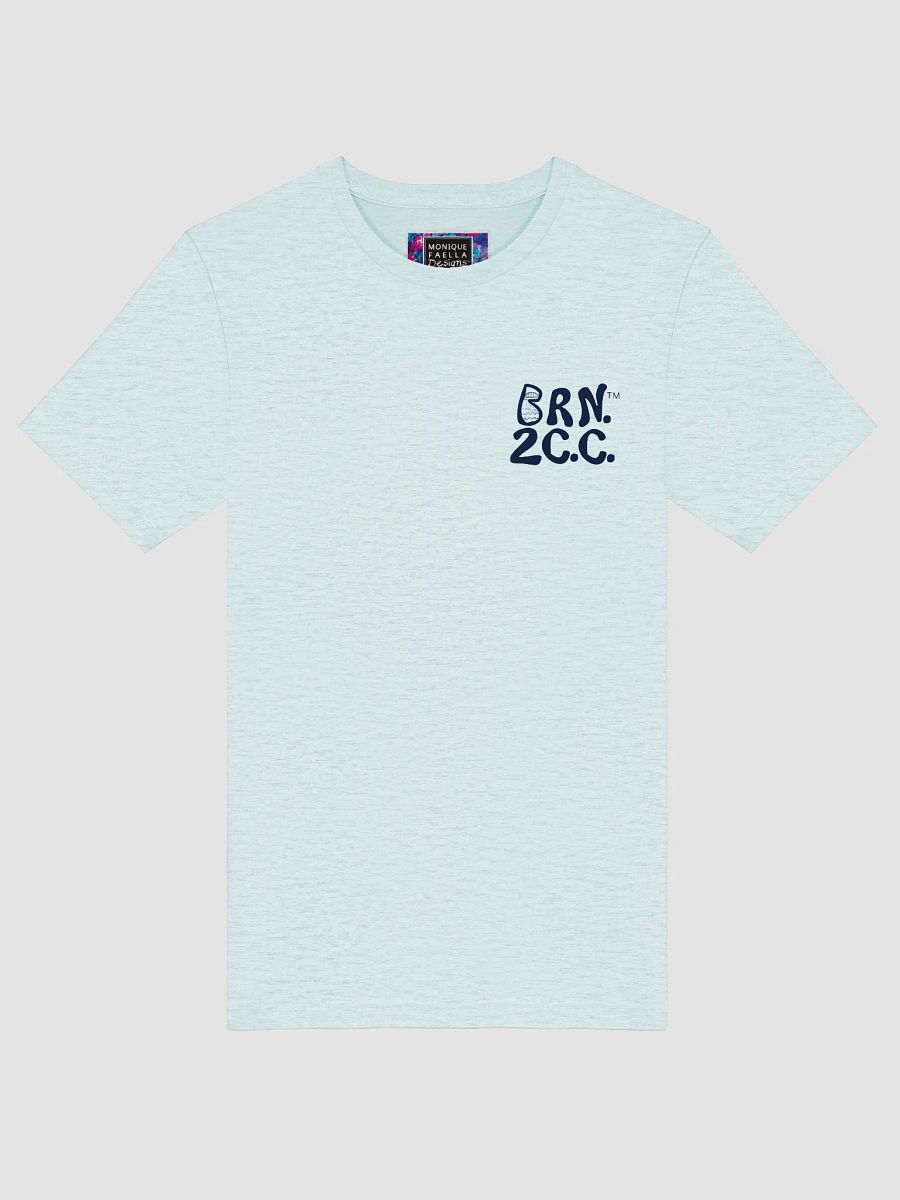 Men's | BOURNE to Cape Cod™ | Supersoft T-Shirt by Bella+Canvas | Navy Blue Logo on Light Neutrals product image (49)