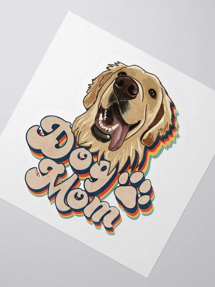 Golden Retriever Dog Mom Sticker product image (1)
