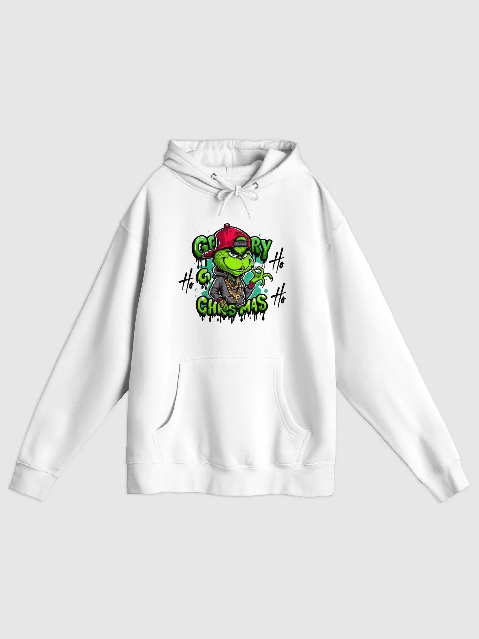 Grinchy Christmas Street Art Hoodie product image (19)