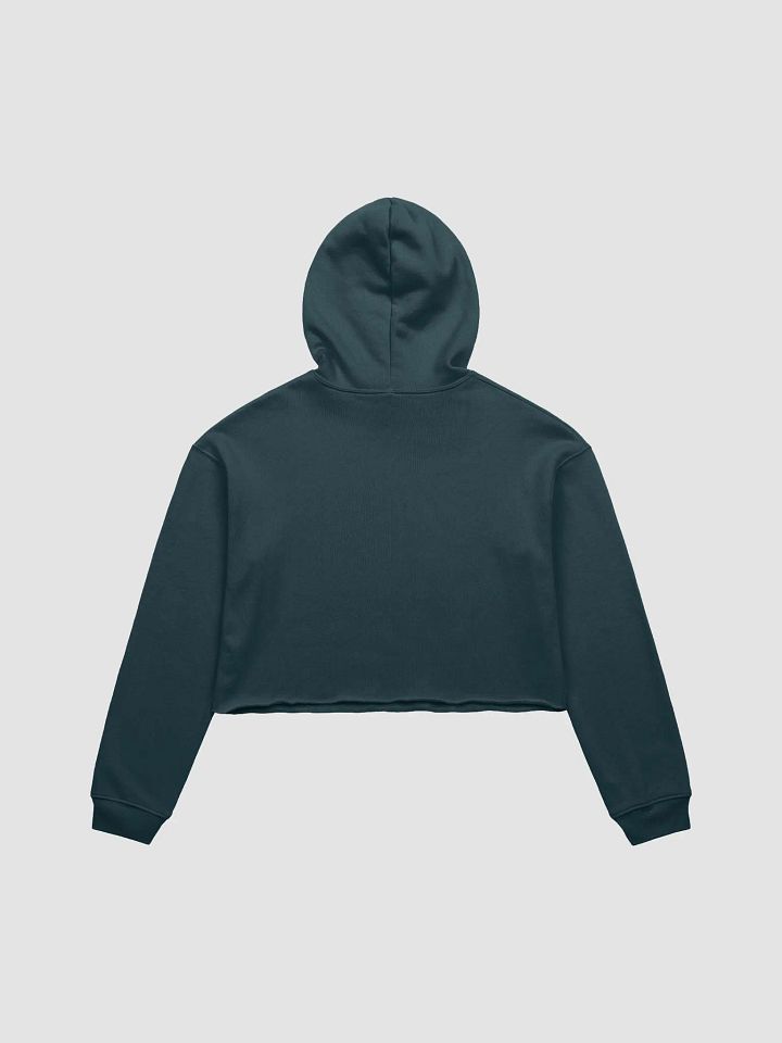 Crop top fleece hoodies Women Large logo product image (8)
