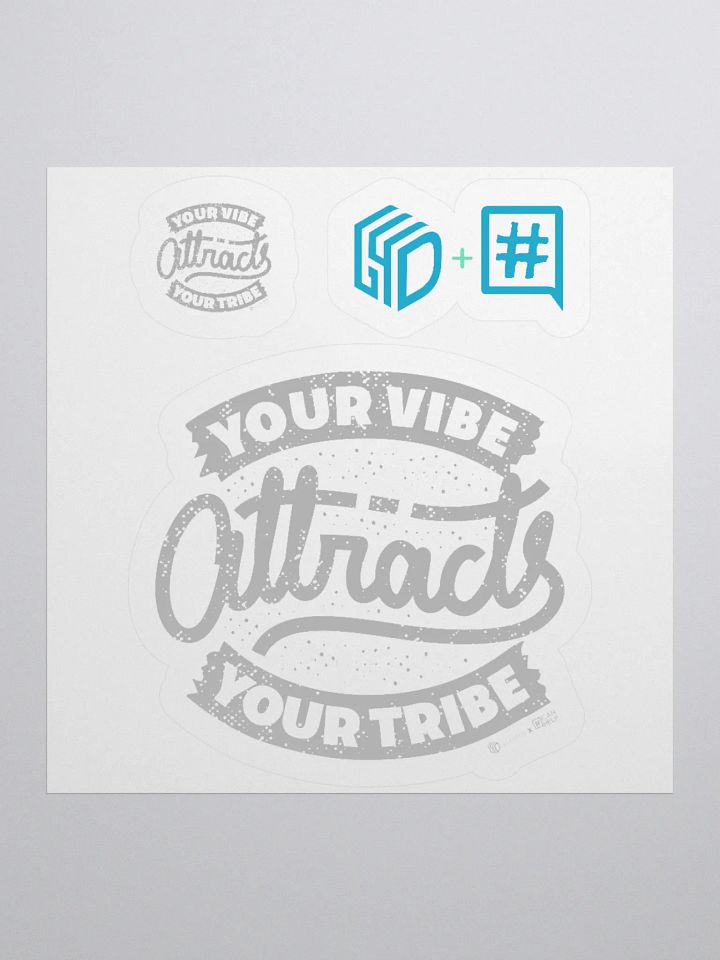 Your Vibe Attracts Your Tribe Stickers product image (3)