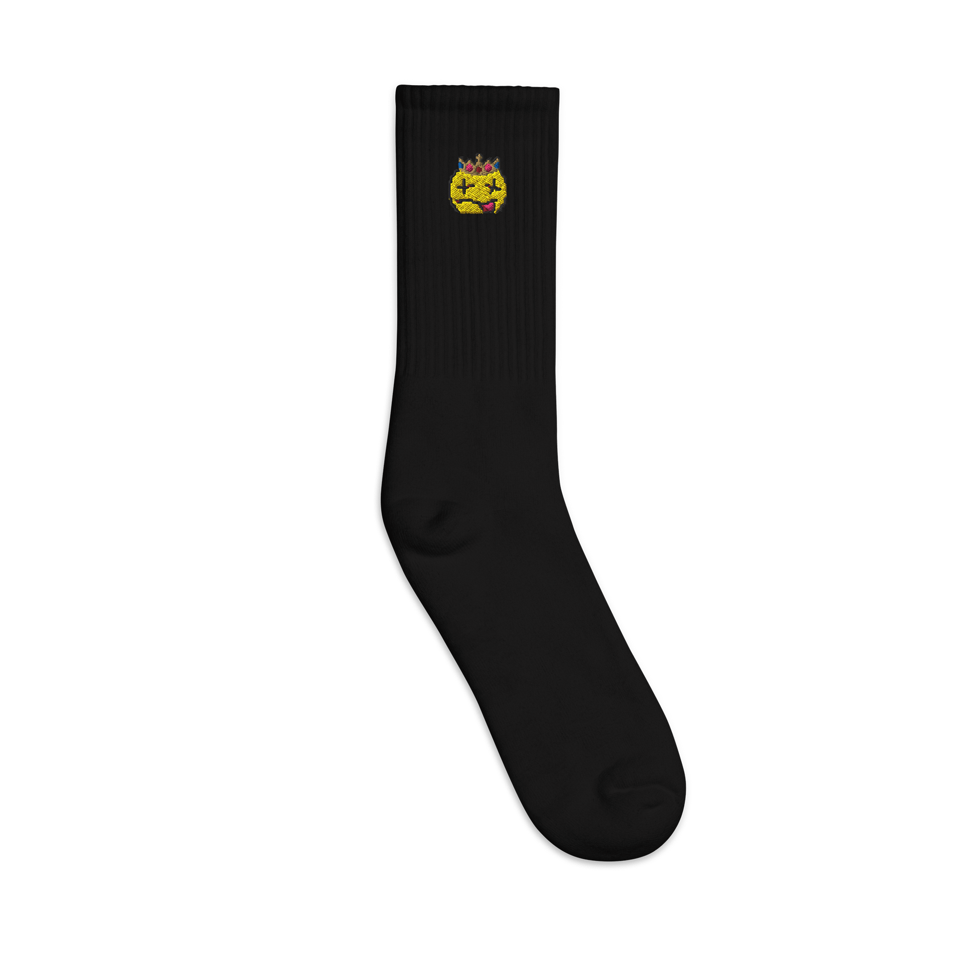 🌌 UnReZeD Celestial Embroidered Crew Socks ✝️ product image (1)