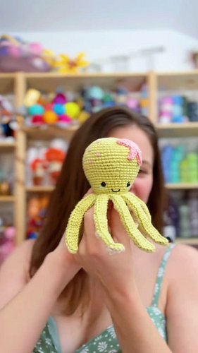 Querías un amigurumi de apego, este es ideal ✅
