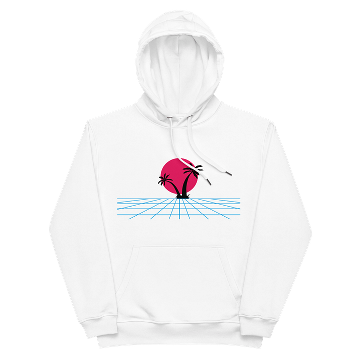 Sunset Synthwave Eco Hoodie product image (2)