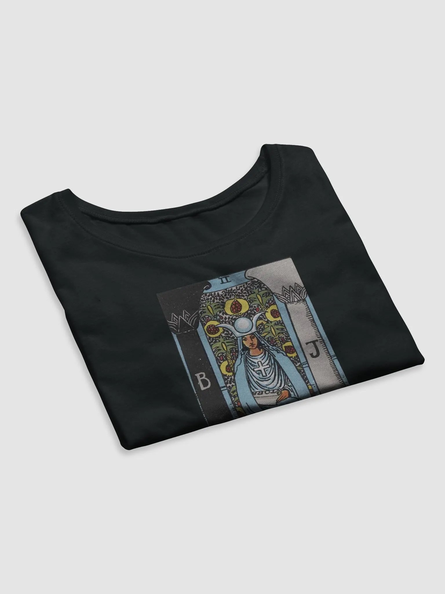Weird Girl Summer Tarot High Priestess - Crop Top product image (13)