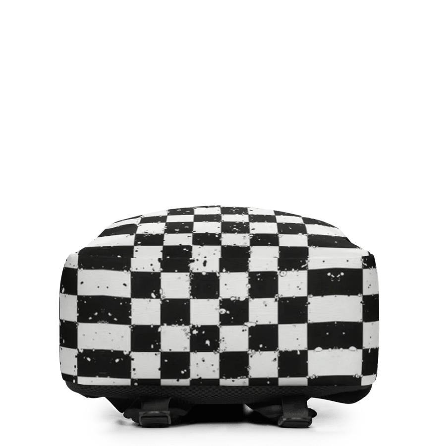 Distorted Monochrome Wave Backpack product image (4)
